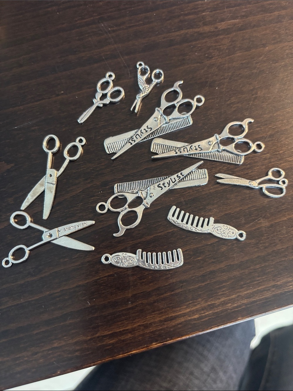 Silver styling charms. Phone charms purse charms however! Lot of 10 charms